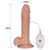Realistyczny wibrator na przyssawce cyber skóra 23 cm